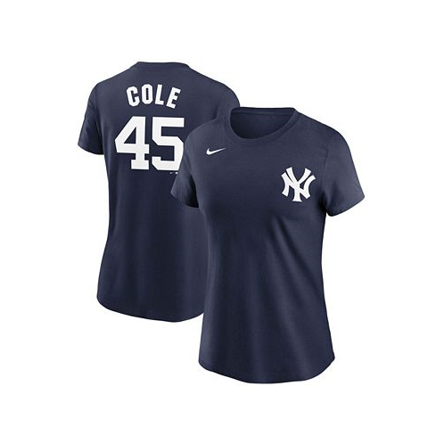 Nike Womens Gerrit Cole Navy New York Yankees Name Number T-shirt
