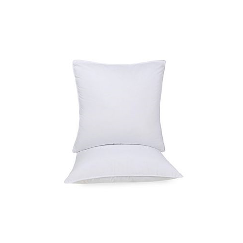 Superior Microfiber Square Down Alternative Decorative Euro Bed Pillow Inserts 24 x 24 2-Pack