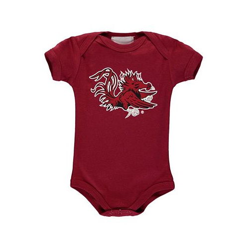 Two Feet Ahead Infant Boys and Girls Crimson South Carolina Gamecocks Big Logo Bodysuit