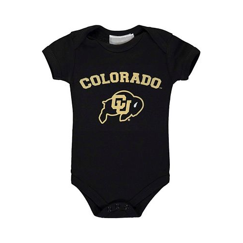 Two Feet Ahead Infant Boys and Girls Black Colorado Buffaloes Arch Logo Bodysuit
