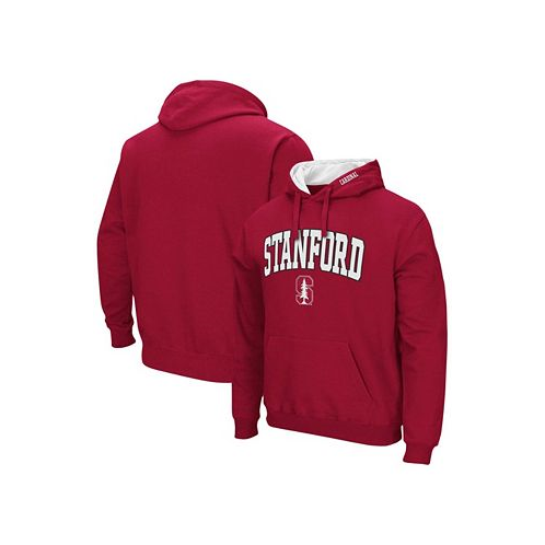 Colosseum Mens Cardinal Stanford Cardinal Arch Logo 3.0 Pullover Hoodie