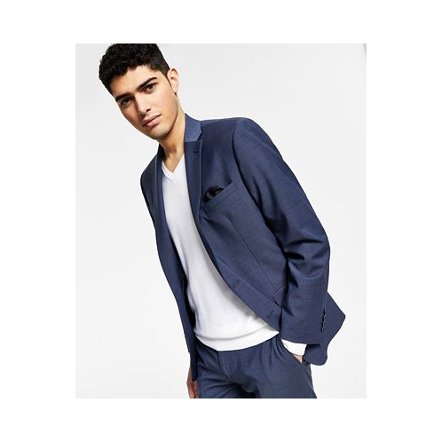 Bar III Mens Slim-Fit Wool-Blend Solid Suit Jacket