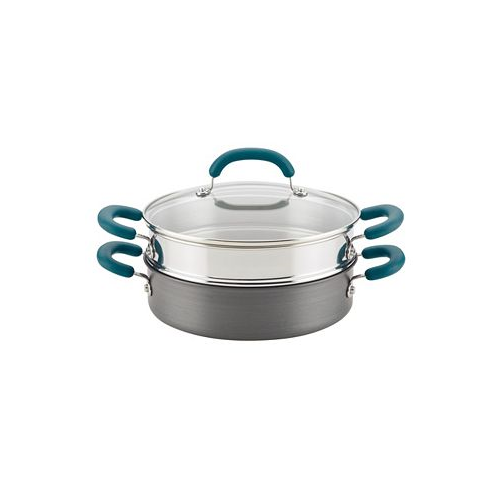 Rachael Ray Create Delicious Hard Anodized Aluminum Nonstick 3-Qt. Steam Set