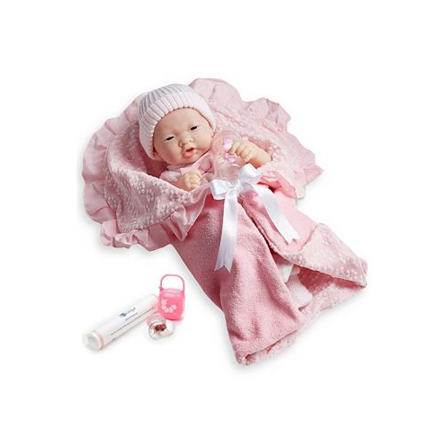 JC TOYS La Newborn Nursery 15.5 Asian Soft Body Baby Doll Pink Outfit