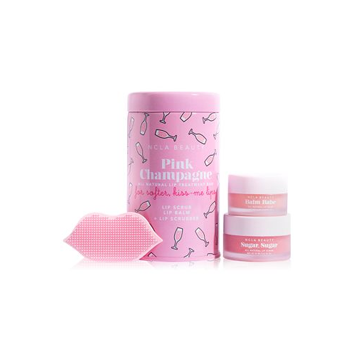 NCLA Beauty 3-Pc. Pink Champagne Lip Treatment Set