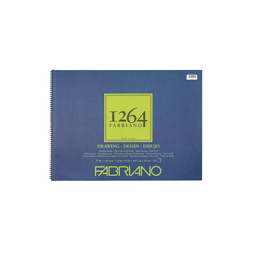 Fabriano 1264 Drawing Pad 18 x 24 75 lbs