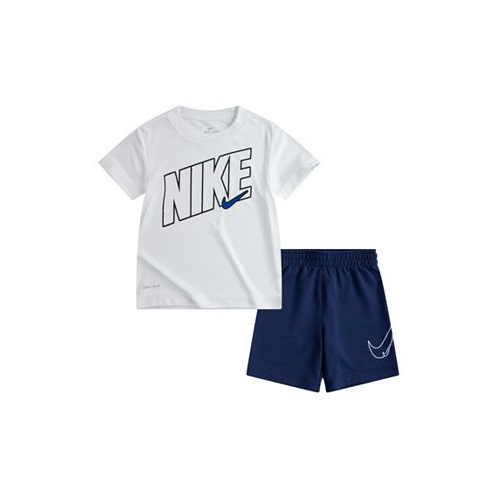 Nike Little Boys Dry-Fit Comfort T-shirt and Shorts Set 2 Piece