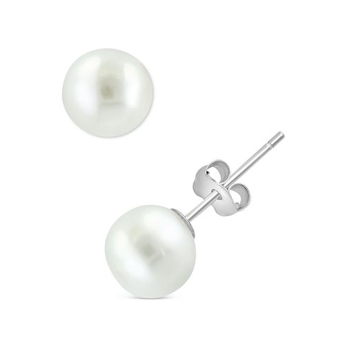 EFFY Collection EFFY Cultured Freshwater Pearl (7mm) Stud Earrings in Sterling Silver