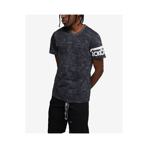 Ecko Unltd Mens Short Sleeve Madison Ave V-Neck T-shirt