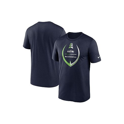 Nike Mens College Navy Seattle Seahawks Icon Legend Performance T-shirt