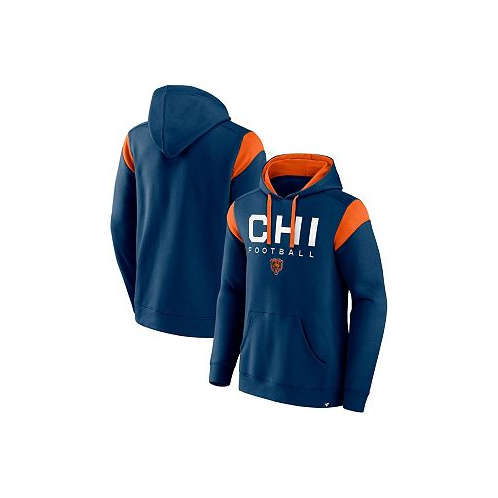 Fanatics Mens Navy Chicago Bears Call The Shot Pullover Hoodie