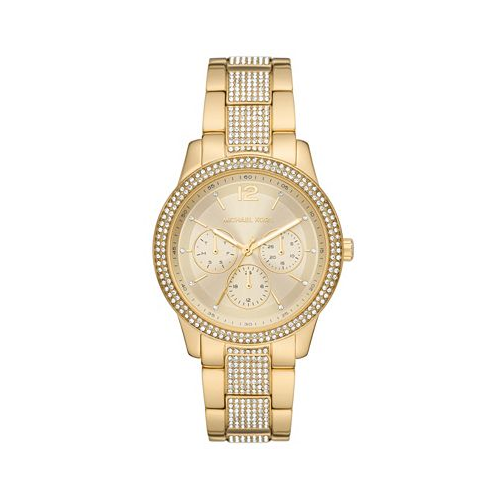 Michael Kors Womens Tibby Gold-Tone Stainless Steel Bracelet Watch 40mm