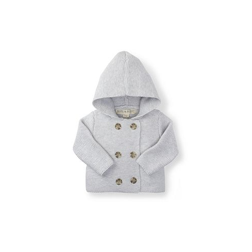 Hope & Henry Baby Boys Baby Faux Fur Hooded Sweater