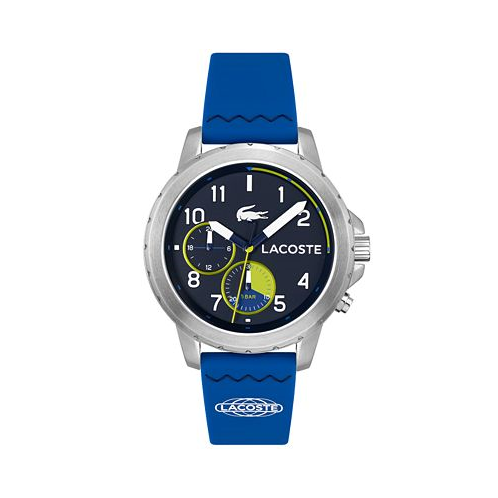 Lacoste Mens Endurance Blue Silicone Watch Strap Watch 44mm
