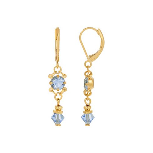 2028 Light Blue Drop Earrings