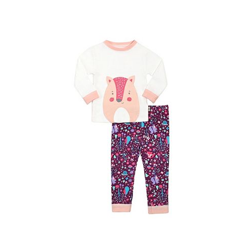 Snugabye Baby Girl Convert-A Toy T-shirt and Pants Pajamas 2 Piece Set