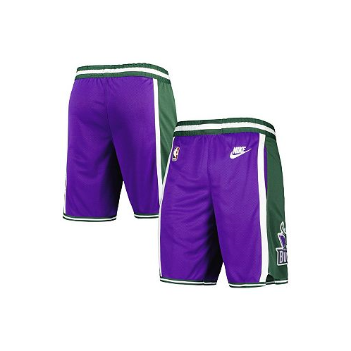 Nike Mens Purple Milwaukee Bucks 2022/23 Classic Edition Swingman Performance Shorts
