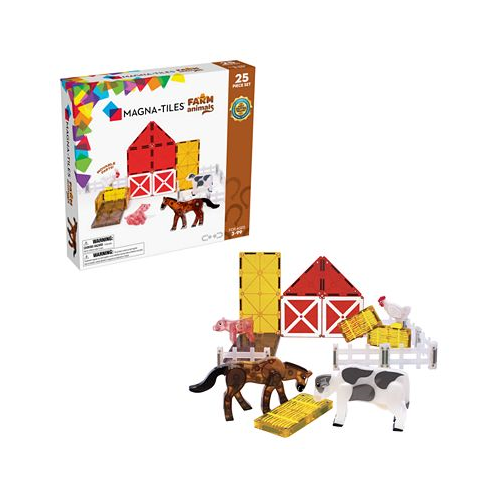 MAGNA-TILESA MAGNA-TILES Farm Animals 25-Piece Magnetic Construction Set Ages 3+