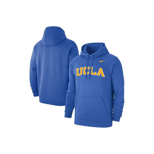 Nike Mens Blue UCLA Bruins Logo Club Pullover Hoodie