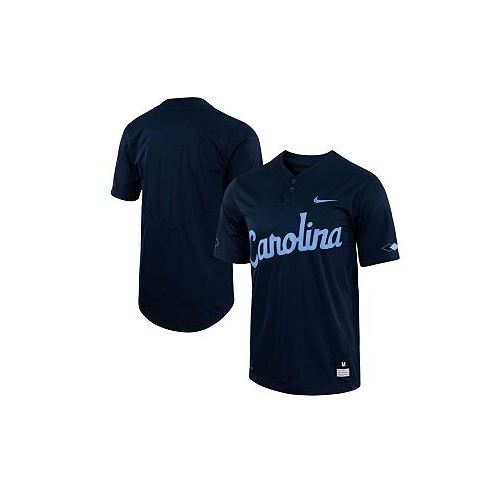 Nike Mens Navy North Carolina Tar Heels Two-Button Replica Baseball Jersey