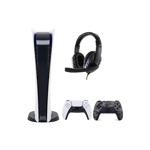 PlayStation PS5 Digital Console w/ Extra Dualsense Controller & Universal Headset