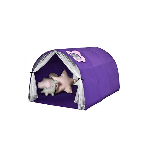 Costway Kids Bed Tent Play Tent Portable Playhouse Twin Sleeping w/Carry Bag