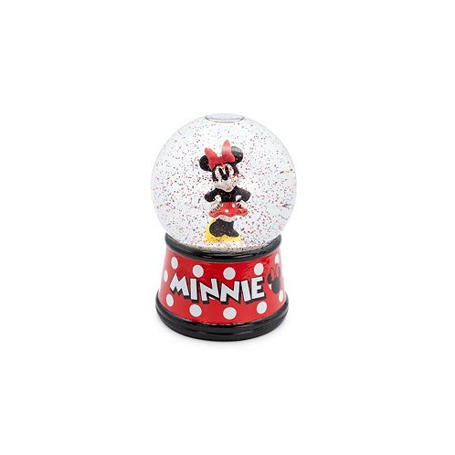 Disney Minnie Mouse Light-Up Snow Globe with Swirling Glitter Display Piece Decoration | Home Decor for Kids Room Essentials | Precious Keepsake Cute Novelty Gifts and Collectibles | 6 In