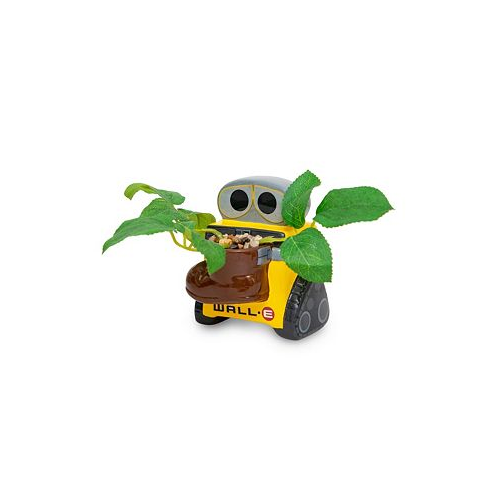 Silver Buffalo Disney Pixar WALL-E 4-Inch Ceramic Mini Planter With Artificial Succulent | Cute Small Flower Pot Faux Indoor Plant For Desk Shelf