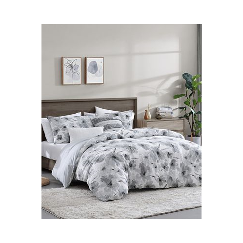 DKNY Modern Bloom 3 Piece Comforter Set Queen