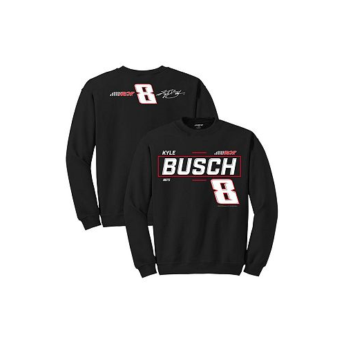 Richard Childress Racing Team Collection Mens Black Kyle Busch 2-Spot Pullover Sweatshirt
