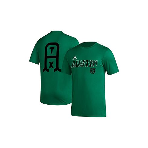 Adidas Mens Green Austin FC Team Jersey Hook T-shirt