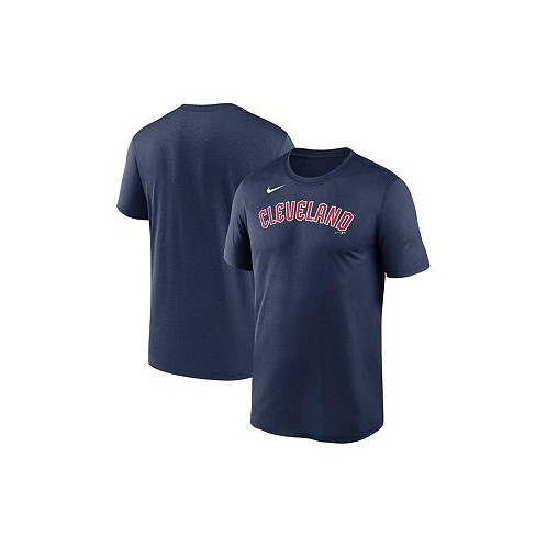 Nike Mens Navy Cleveland Guardians New Legend Wordmark T-shirt
