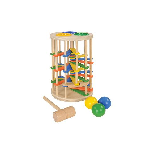 Kaplan Early Learning Wooden Spiral Hammer Tower