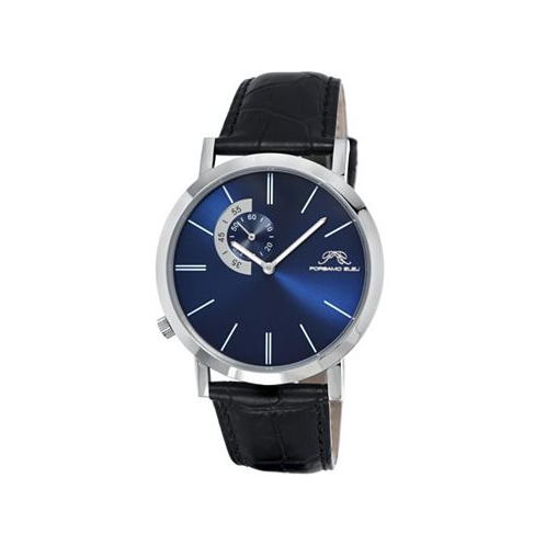 Porsamo Bleu Mens Parker Genuine Leather Band Watch 832CPAL