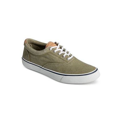 Sperry Mens Striper II CVO SW Twill Lace-Up Sneakers