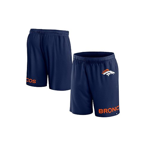 Fanatics Mens Navy Denver Broncos Clincher Shorts