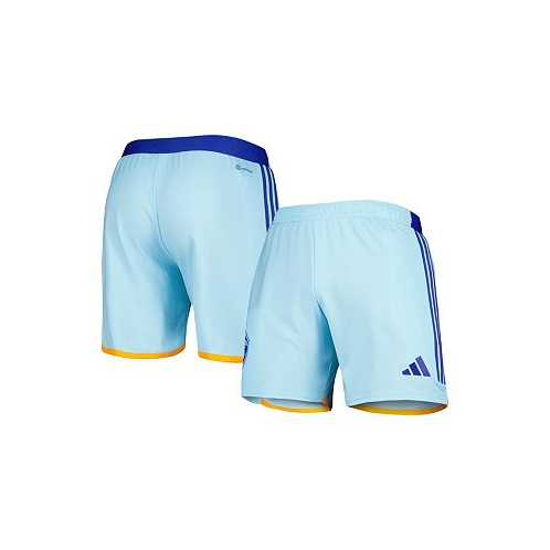 Adidas Mens Light Blue Colorado Rapids 2023 Away AEROREADY Authentic Shorts