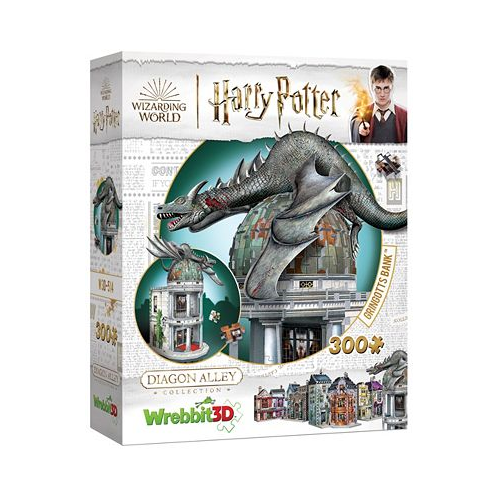 University Games Wrebbit Harry Potter Diagon Alley Collection Gringotts Bank 3D Puzzle 300 Pieces