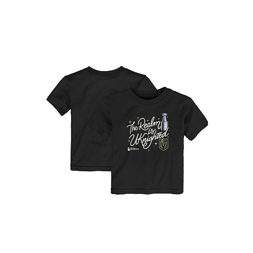 Fanatics Toddler Boys and Girls Black Vegas Golden Knights 2023 Stanley Cup Champions Celebration T-shirt