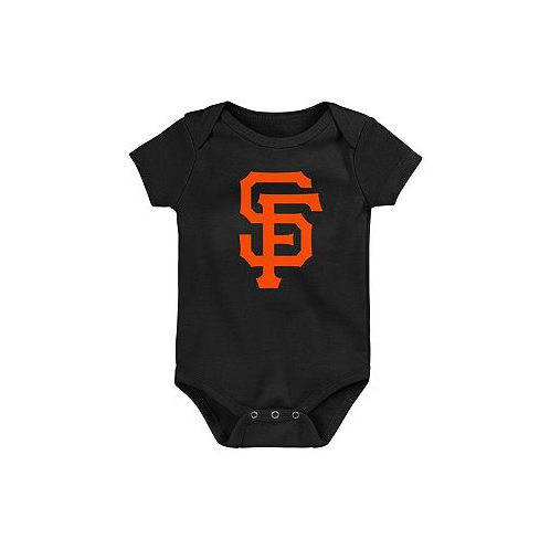 Outerstuff Newborn and Infant Boys and Girls Black San Francisco Giants Primary Team Logo Bodysuit