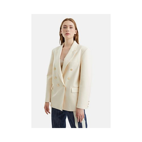 NOCTURNE Womens Double-Breasted Blazer