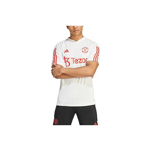 Adidas Mens White Manchester United 2023/24 AEROREADY Training Jersey
