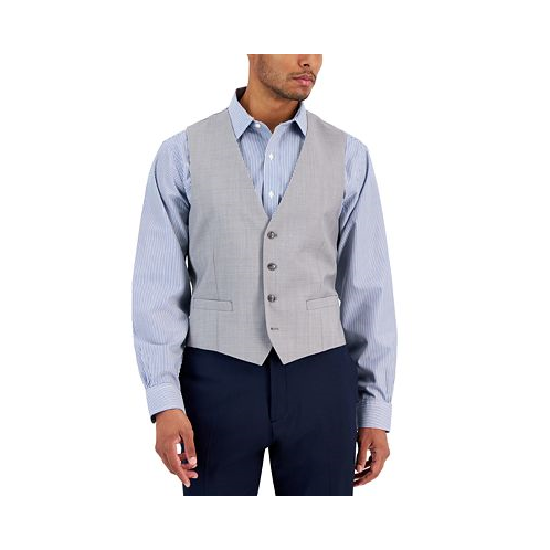 Calvin Klein Mens Slim-Fit Wool Infinite Stretch Suit Vest