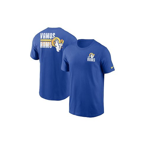 Nike Mens Royal Los Angeles Rams Blitz Essential T-shirt