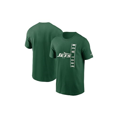 Nike Mens Green New York Jets Lockup Essential T-shirt