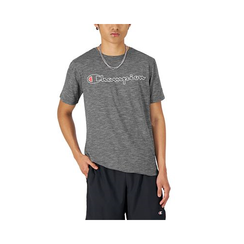 Champion Mens MVP Script Logo Short-Sleeve Crewneck T-Shirt