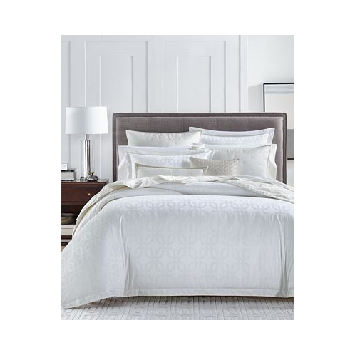 Hotel Collection Egyptian Cotton 525-Thread Count Fresco Jacquard 3-Pc. Duvet Cover Set Full/Queen