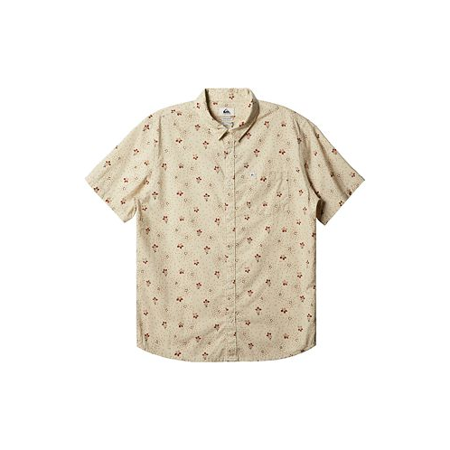 Quiksilver Mens Summer Petals Woven Short Sleeve Shirt