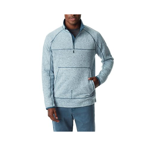 BASS OUTDOOR Mens Quarter-Zip Long Sleeve Pullover Sweater