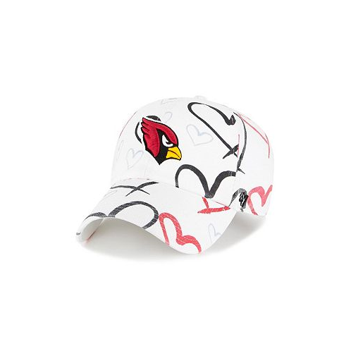 47 Brand Big Girls White Arizona Cardinals Adore Clean Up Adjustable Hat